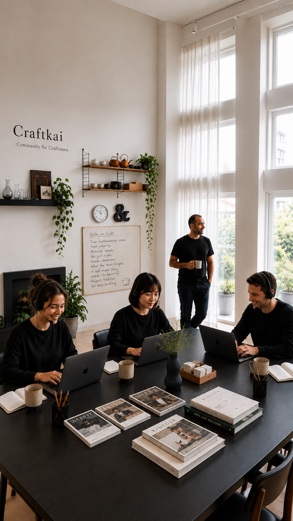 Craftkai customer care team supporting artisans from the studio